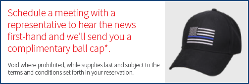 Schedule a meeting with a representative to hear the news first-hand and we’ll send you a complimentary ball cap*.